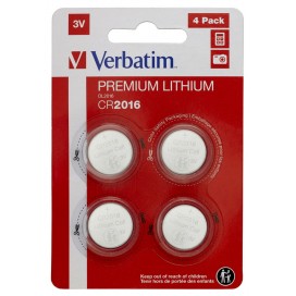 Verbatim LITHIUM BATTERY CR2016 3V 4 PACK