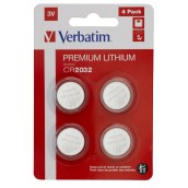 Батерия Verbatim LITHIUM BATTERY CR2032 3V 4 PACK - 49533 Батерия Verbatim LITHIUM BATTERY CR2032 3V 4 PACK - 49533