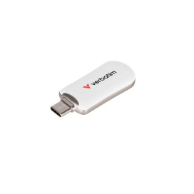 Памет Verbatim Plectra USB-C Flash Drive White 128GB - 30229
