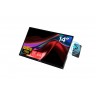 Монитор Verbatim Portable 14" FHD Touch Monitor LIGHT with Wireless Power Supply incl. Power Bank 5000mAh - 32088