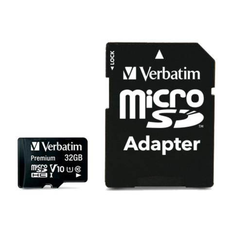 Памет Verbatim Premium micro SDHC 32GB Class 10  - 44083