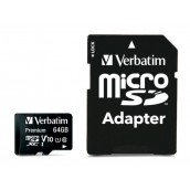 Памет Verbatim Premium micro SDXC 64GB Class 10 - 44084 Памет Verbatim Premium micro SDXC 64GB Class 10 - 44084