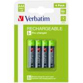 Батерия Verbatim RECHARGEABLE BATTERY AAA 4 PACK - 49514 Батерия Verbatim RECHARGEABLE BATTERY AAA 4 PACK - 49514