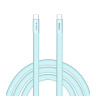 Кабел Verbatim Sync & Charge SoftTouch USB-C to C cable 100W 120 cm - Blue - 30276