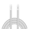 Кабел Verbatim Sync & Charge SoftTouch USB-C to C cable 100W 120 cm - White - 30277