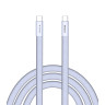 Кабел Verbatim Sync & Charge SoftTouch USB-C to C cable 100W 120 cm - Purple - 30278