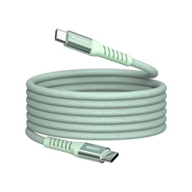Кабел Verbatim Sync & Charge USB-C to USB-C 100W Magnetic 120 cm - Green - 31855