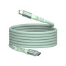 Кабел Verbatim Sync & Charge USB-C to USB-C 100W Magnetic 120 cm - Green - 31855