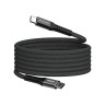 Кабел Verbatim Sync & Charge USB-C to USB-C 100W Magnetic 120 cm - Black - 31863