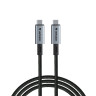 Кабел Verbatim Sync & Charge USB-C to USB-C 240W 40 Gbps 120 cm - 31847