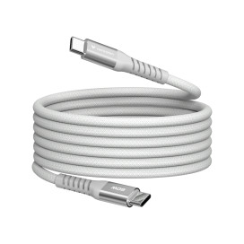 Кабел Verbatim Sync & Charge USB-C to USB-C 60W Magnetic 120 cm - Grey - 31850