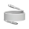 Кабел Verbatim Sync & Charge USB-C to USB-C 60W Magnetic 120 cm - Grey - 31850