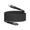 Кабел Verbatim Sync & Charge USB-C to USB-C 60W Magnetic 120 cm - Black - 31859