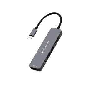 USB хъб Verbatim USB-C Essentials Multiport Hub 6 Port with card reader - 32156