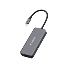 USB хъб Verbatim USB-C Essentials Multiport Hub 6 Port with RJ45 - 32157