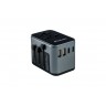 Адаптер Verbatim UTA-03 Universal Travel Adapter with 1 x USB-C PD 30W & QC 3.0  - 49545