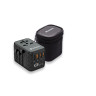 Адаптер Verbatim UTA-05 GaN III Universal Travel Adapter with 2 x USB-C PD 65W & QC 4+  - 32120