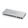 Комутатор ZyXEL XGS1210-12 v2, 12-Port Gigabit webmanaged Switch with 8 port 1G + 2-Port 2.5G + 2-Port SFP+ - XGS1210-12-ZZ0102F