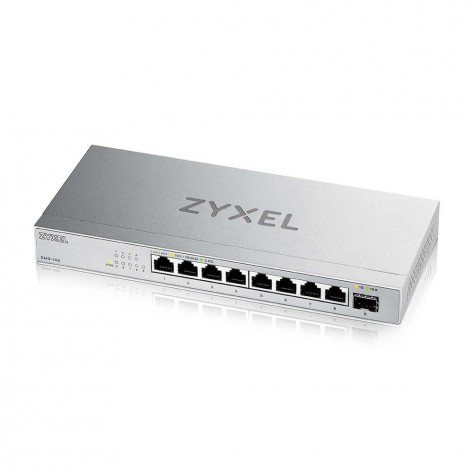 Комутатор ZyXEL XMG-108 8 Ports 2,5G + 1 SFP+ Desktop MultiGig unmanaged Switch - XMG-108-ZZ0101F