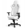 Гейминг стол noblechairs - EPIC White Edition, бял/черен