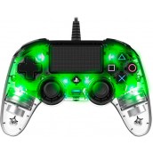 Контролер Nacon за PS4 - Wired Illuminated Compact Controller, crystal green