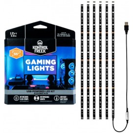  LED лента KontrolFreek -  Gaming Lights Kit, RGB, 3.6m, черна