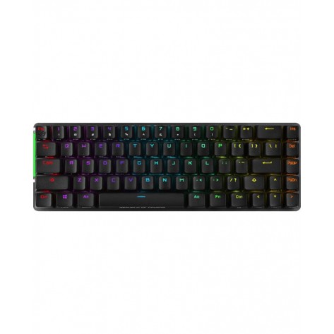 Механична клавиатура ASUS - ROG Falchion, безжична, MX Red, RGB, черна
