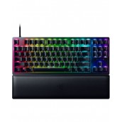 Механична клавиатура Razer - Huntsman V2 TKL, Red, RGB, черна