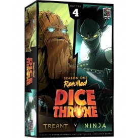  Настолна игра Dice Throne - Treant vs Ninja (Season 1 Rerolled)