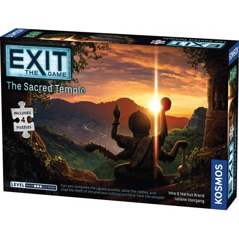 Настолна игра Exit: The Sacred Temple PUZZLE - семейна