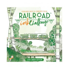 Настолна игра Railroad Ink - Challenge Lush Green Edition