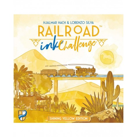 Настолна игра Railroad Ink - Challenge Shining Yellow Edition