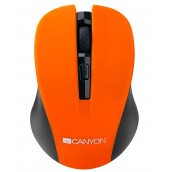  Мишка Canyon - CNE-CMSW1, оптична, безжична, оранжева