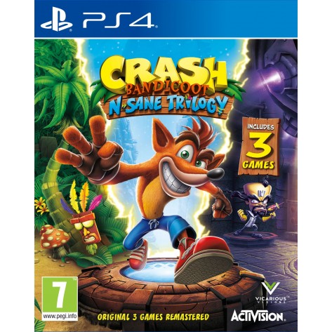 Игра Crash Bandicoot N. Sane Trilogy за PlayStation 4