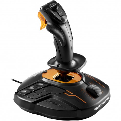 Джойстик Thrustmaster - T-16000M FCS, черен/оранжев, PC