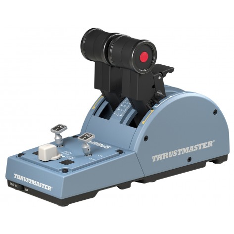 Джойстик Thrustmaster - TCA Quadrant Airbus edition, PC, син