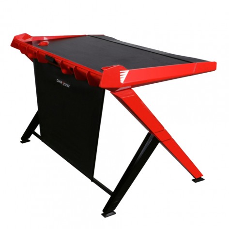 Гейминг бюро DXRacer - GD-1000-NR, черно/червено
