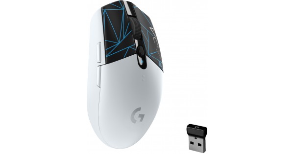 Гейминг мишка Logitech - G305 K/DA, оптична, безжична, бяла | Digit.bg