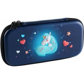 Калъф Nacon - 3D Unicorn Pouch, за Nintendo Switch, многоцветен