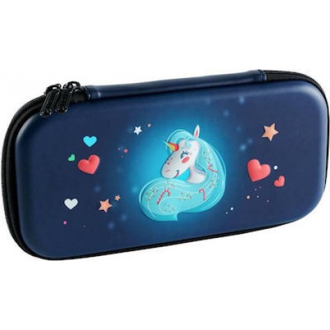 Калъф Nacon - 3D Unicorn Pouch, за Nintendo Switch, многоцветен