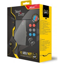  Комплект протектори Steelplay - 11 в 1 Carry & Protect Kit (Nintendo Switch)