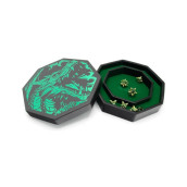 Арена за зарове GlassStaff - CritStones Dice Arena, зелена Арена за зарове GlassStaff - CritStones Dice Arena, зелена