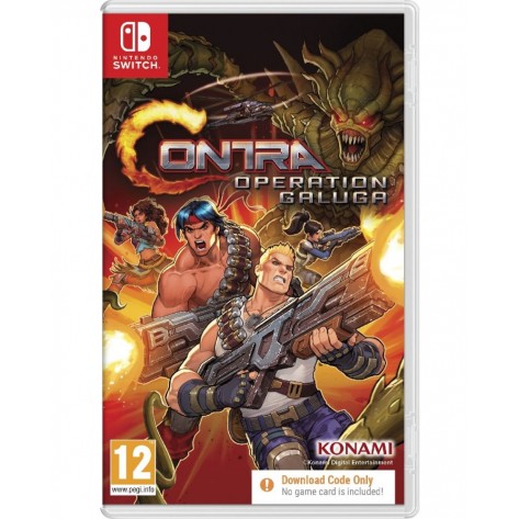 Игра Contra: Operation Galuga - Код в кутия за Nintendo Switch