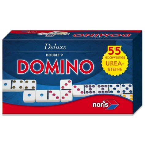 Детска игра Noris -  Домино Deluxe Double 9