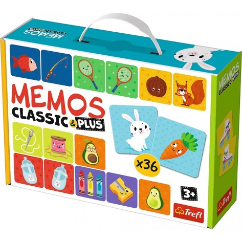 Детска мемори игра Memos Classic&plus - Логика