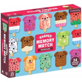  Детска мемори игра Mudpuppy - Pupsicles