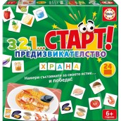  Детска настолна игра 123 Старт! Предизвикателство - Храна