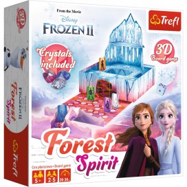 Детска настолна игра Trefl Frozen 2 - Горски Дух, с 3D табло