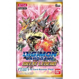  Digimon Card Game: Great Legend BT04 Booster