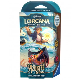  Disney Lorcana TCG: Azurite Sea Starter Deck - Jim Hawkins & Tigger